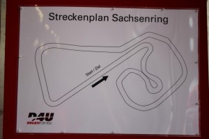 Streckenführung Sachsenring